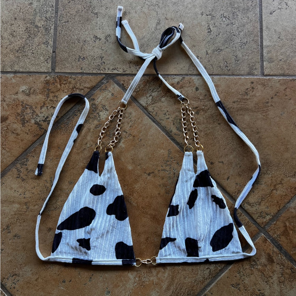 Chic Black and White Patterned Bag